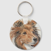 Sheltie Sleutelhanger (Voorkant)