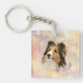 Sheltie Sleutelhanger (Voorkant)