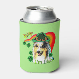 Sheltie St Patricks Day Blikjeskoeler