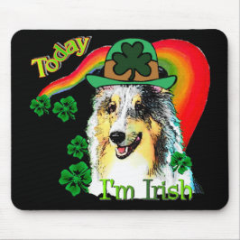 Sheltie St. Patricks Day Muismat