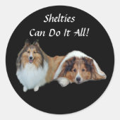 Sheltie Sticker (Voorkant)