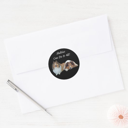 Sheltie Sticker (Envelop)