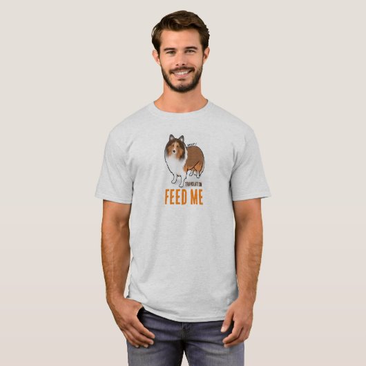 Sheltie T-shirt (Voorkant volledig)
