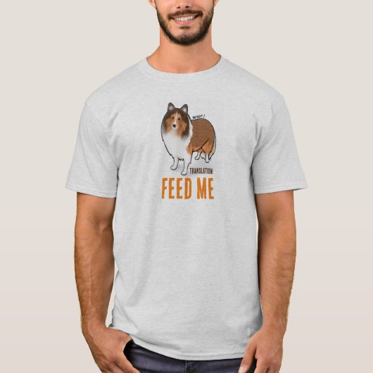 Sheltie T-shirt (Voorkant)