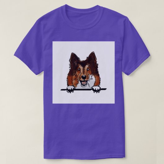 Sheltie T-shirt (Design voorkant)