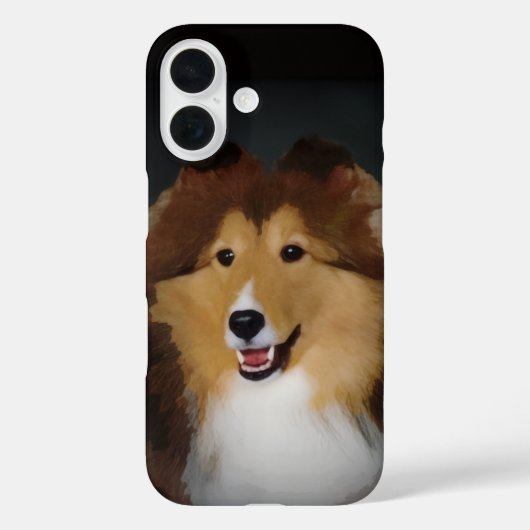 Sheltie telefoonhoesje Case-Mate iPhone case (Achterkant)