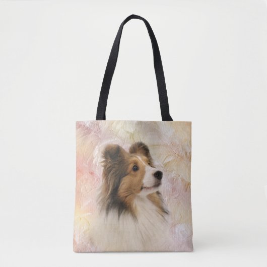 Sheltie Tote Bag (Voorkant)