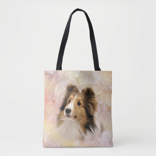 Sheltie Tote Bag (Voorkant)