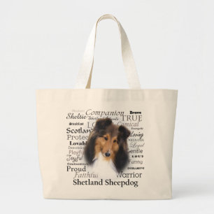 Sheltie Traits Canvas tas