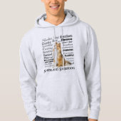 Sheltie Traits Hoodie (Voorkant)
