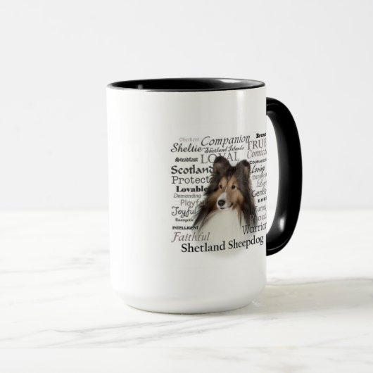Sheltie Traits Mok (Voorkant rechts)