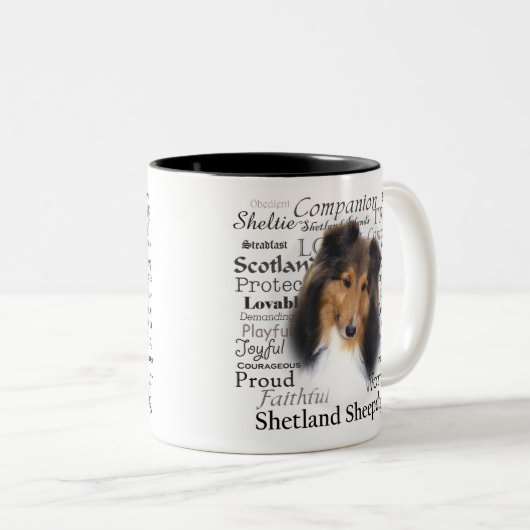 Sheltie Traits Mok (Voorkant rechts)