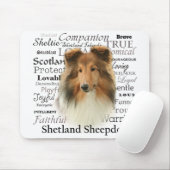 Sheltie Traits Mousepad Muismat (Met muis)