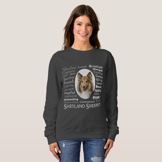 Sheltie Traits Sweatshirt (Voorkant volledig)