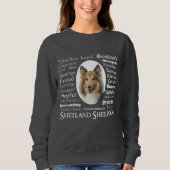 Sheltie Traits Sweatshirt (Voorkant)