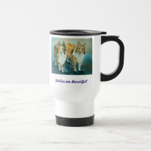 Sheltie Travel Mug Reisbeker