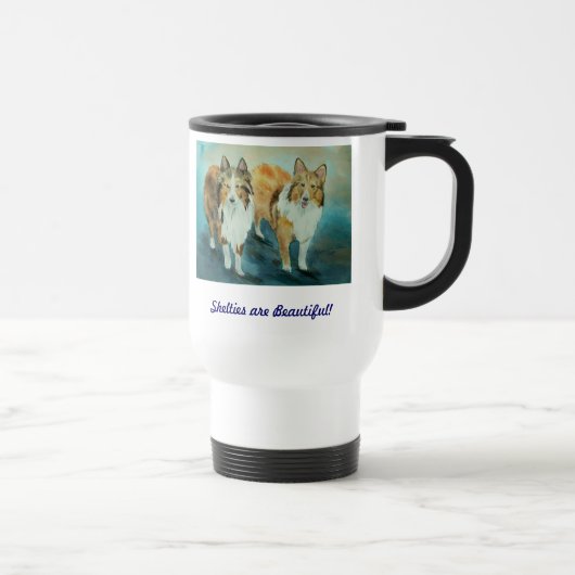 Sheltie Travel Mug Reisbeker (Rechts)
