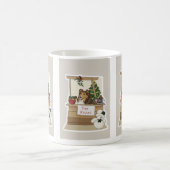 Sheltie under the mistletoe koffiemok (Center)