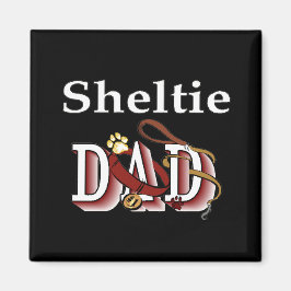 Sheltie vader Magnet