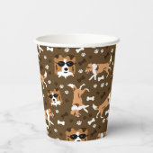 Shelties Shetland Sheepdog Collie Dog Paper Cups Papieren Bekers (Achterkant)