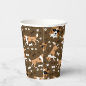 Shelties Shetland Sheepdog Collie Dog Paper Cups Papieren Bekers (Rechts)