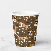 Shelties Shetland Sheepdog Collie Dog Paper Cups Papieren Bekers (Voorkant)