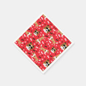 Shelties Shetland Sheepdog Collie Dog Pattern Servet (Hoek)