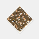 Shelties Shetland Sheepdog Collie Dog Pattern Servet (Hoek)