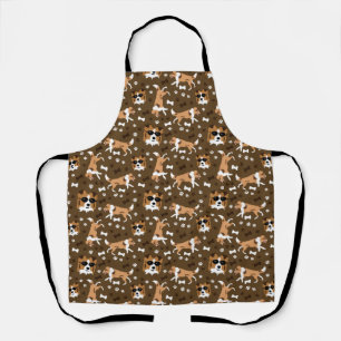 Shelties Shetland Sheepdog Collie Dog Paw Print A Schort