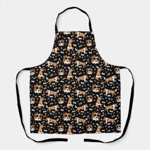 Shelties Shetland Sheepdog Collie Dog Paw Print A Schort