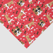 Shelties Shetland Sheepdog Mini Collie Dog Tissuepapier (Detail)