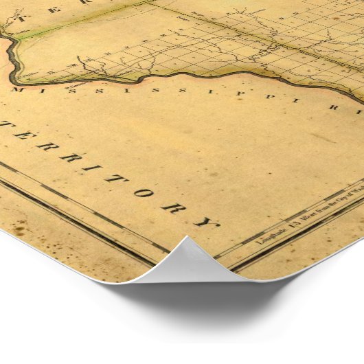 Shelton and Kensett's map of the State of Indiana Poster (Hoek)