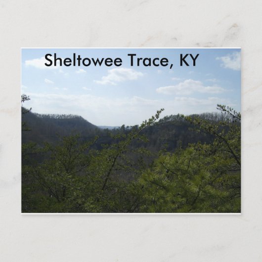 Sheltowee Trace Briefkaart (Voorkant)