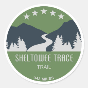 Sheltowee Trace Trail Kentucky Tennessee Ronde Sticker