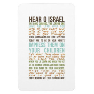 Shema gebed in engelse magneet
