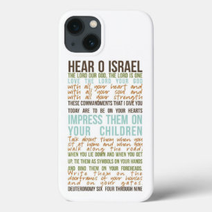 Shema-gebed iPhone 13 hoes
