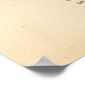 Shema Israel! Hebreeuws en Engels joods gebed Poster (Hoek)