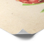 Shema Israel! Hebreeuws en Engels joods gebed Poster (Hoek)