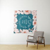 Shema Israel in het Hebreeuws | Joodse kunstschild Wandkleed (In Situ (horizontaal))