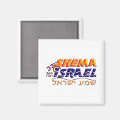 Shema Israel Magneet (Voorkant / Achterkant)