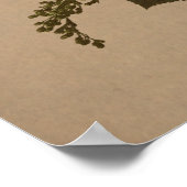 Shema Israel Prayer Quote - Hebreeuws & Engels Poster (Hoek)