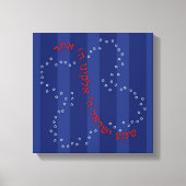 Shema Vlinder op Canvas Afdruk (Voorkant)