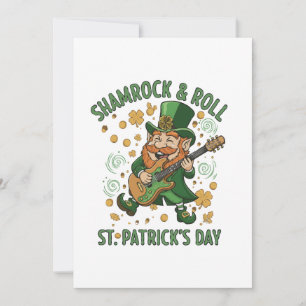 Shemrock & Roll Kabouter Grappige St. Patrick's Feestdagenkaart