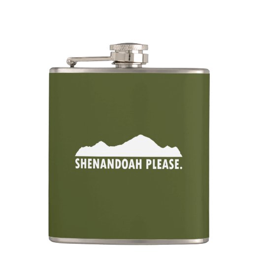 Shenandoah alsjeblieft heupfles (Voorkant)