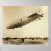 Shenandoah Blimp in Mooring Mast Poster (Voorkant)
