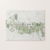 Shenandoah-kaartpuzzel Legpuzzel (Horizontaal)