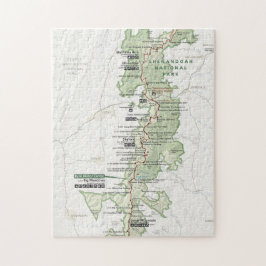 Shenandoah-kaartpuzzel Legpuzzel