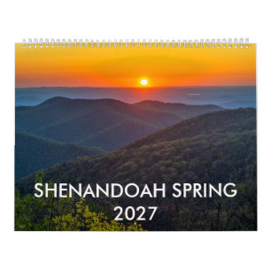 Shenandoah Lente 2027 12-Maanden Muurkalender Kalender