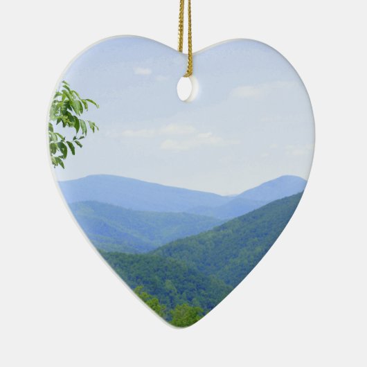 Shenandoah Mountains Keramisch Ornament (Rechts)