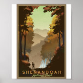 Shenandoah Nationaal Park Litho Kunstwerk Poster (Voorkant)